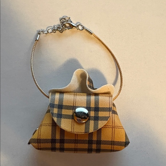 Labubu Accessories - Labubu Plaid Purse Handbag